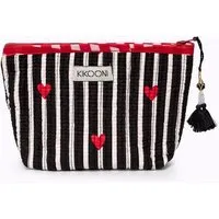 KIKOONI KIKOONI Geldbörsen | kleine Taschen | Passtasche "Mini Traveler", "love edition" black, – Produktbild 1 von 1