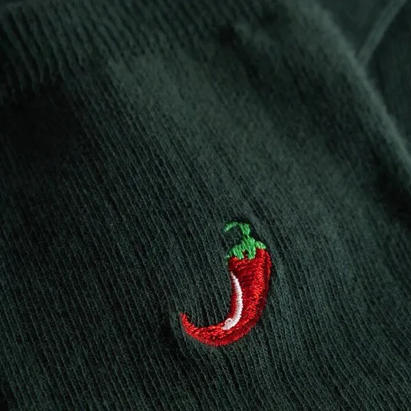Dedicated DEDICATED Knivsta Rib Socken, Chili (grün), – Produktbild 2 von 2