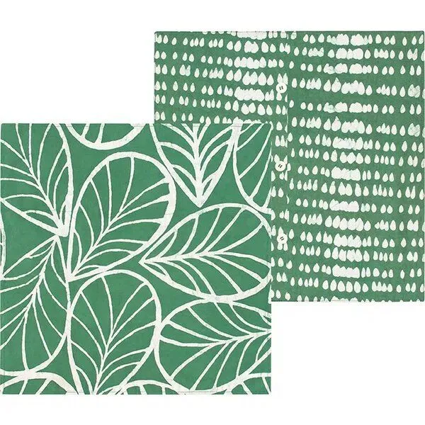 Global Mamas Global Mamas Bio Kissenbezug & Kissenhüllen - 2in1 - 50x50cm - Afro Art Kissen, Canopy (grün), – Produktbild 1 von 3