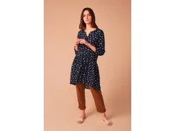 LANA LANA Bio-Damen-Kleid "Irina" Ginko nightblue, Gr. 40 – Produktbild 1 von 1