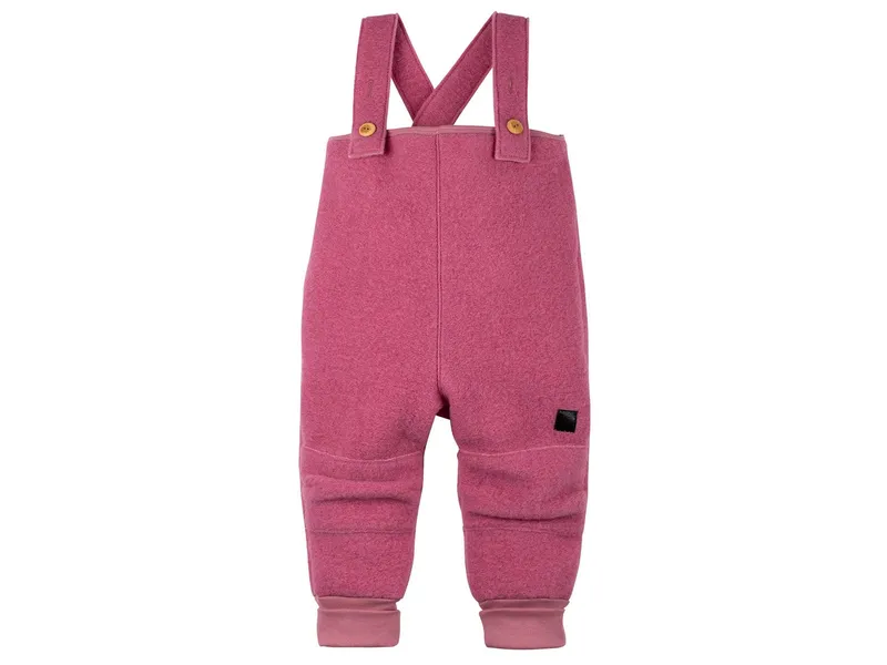 Pure pure by Bauer PURE PURE by Bauer Kinder Latzhose Bio-Schurwolle Walk dusty pink Gr.86/92, Pink, – Produktbild 1 von 1