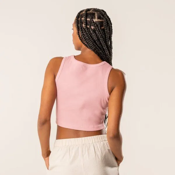 trueStory trueStory Ripp-Crop-Top - DEMI, Blush (rot), – Produktbild 3 von 4