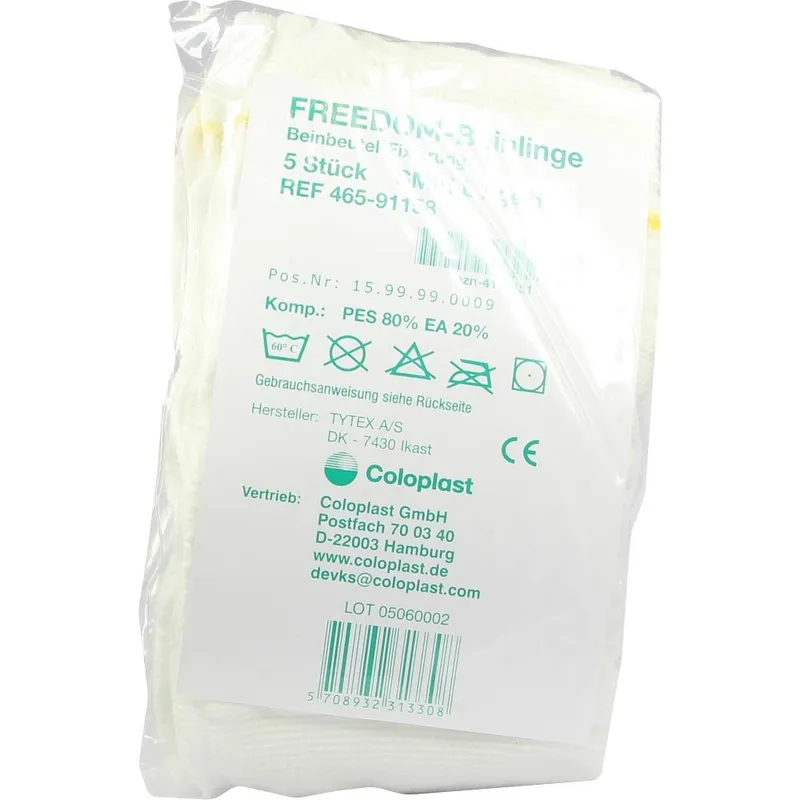 Coloplast FREEDOM Beinlinge small gelb 5 St Bandage – Produktbild 1 von 1