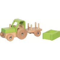 Goki goki Traktor mit Anhänger Maße 25,5 x 10 x 11 cm – Produktbild 1 von 1