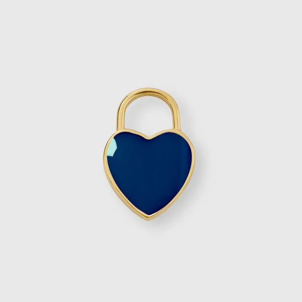 fejn jewelry fejn jewelry Anhänger 'Heart', Blue/gold, – Produktbild 1 von 2