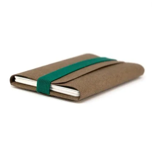 ANDERS & KOMISCH ANDERS & KOMISCH Veganes Kreditkartenetui - Cardholder mit Münzfach - TINY Braun, Grün, – Produktbild 3 von 4