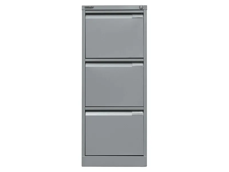 Bisley Bisley Hängeregistraturschrank silber 3 Schubladen 1-bahnig – Produktbild 1 von 1