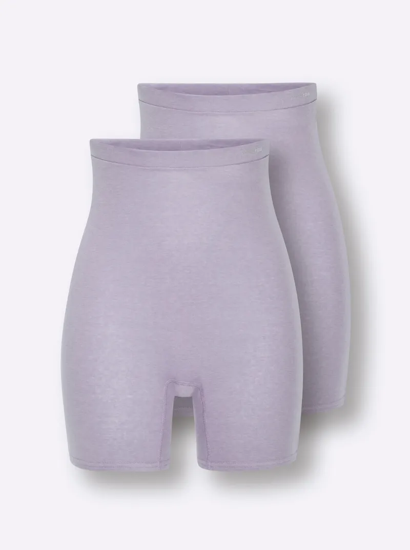 wäschepur Longpanty flieder-meliert, Flieder-meliert, – Produktbild 1 von 3