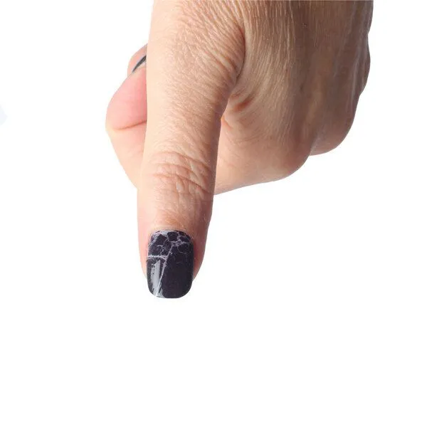 Vargu Vargu LAUED Nagelfolien marble, Black marble, – Produktbild 2 von 4
