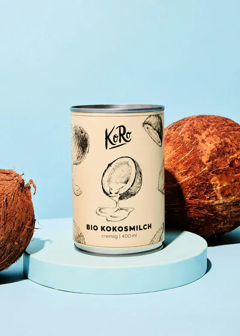 KoRo Bio Kokosmilch 400 ml – Produktbild 1 von 5