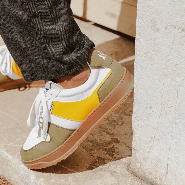 MEEKO MEEKO Nachhaltige, vegane und recycelte sneaker - Kiboko Cordura®, Khaki, – Produktbild 3 von 4