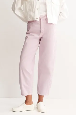 ARMEDANGELS ARMEDANGELS Damen vegan Jeans Baarly Barrel Pink Mist, Hell-pink, – Produktbild 2 von 2