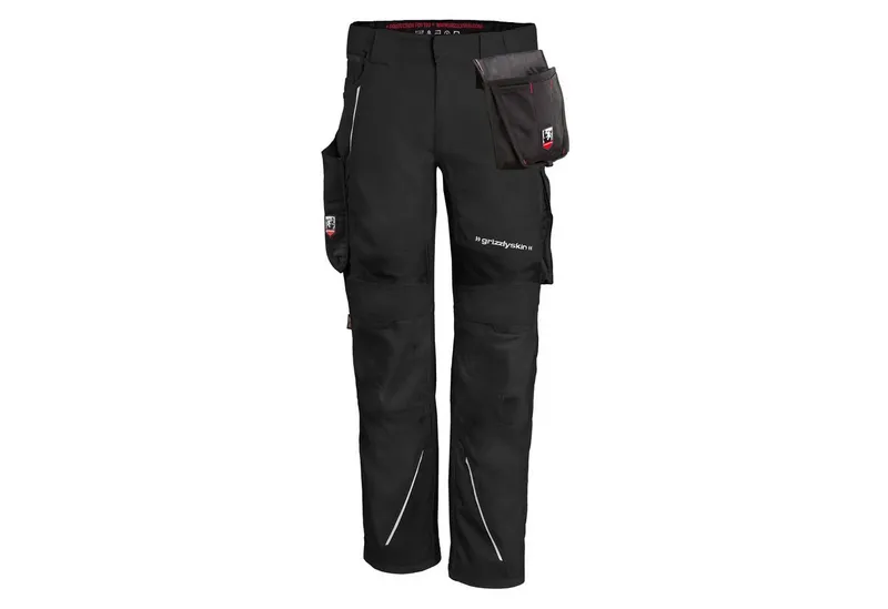 Qualitex Workwear Arbeitsbundhose BUNDLE IRON Arbeitshose + Workertasche aus Lyocell, Cordura & Stretch (2-tlg) funktionale Werkstatthose mit 19 Taschen - Atmungsaktiv - Dehnbund, Schwarz, – Produktbild 2 von 4