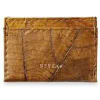 BELEAF BELEAF Veganes Kartenhalterportemonnaie "SLIM LEAF" aus Blattleder, Autumn orange, – Produktbild 1 von 1