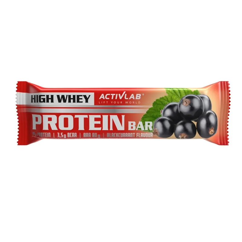 ActivLab ActivLab High Whey Proteinriegel 80 g schwarze Johannisbeeren – Produktbild 1 von 1