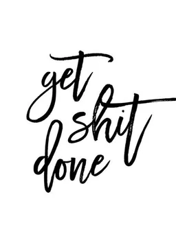 Photocircle Photocircle Poster / Leinwandbild - Get **It Done – Produktbild 1 von 1