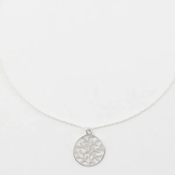 BELLYBIRD Jewellery BELLYBIRD Jewellery Halskette - Lebensbaum, Anhänger kleiner Baum, Silber/ Silber vergoldet, Silber, – Produktbild 2 von 5