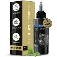 Peticare Peticare Anti-Parasiten Mittel für Katzen-Ohren, gegen Ohrmilben Pilze 250 ml – Produktbild 1 von 1