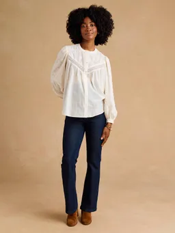 Envie De Fraise Umstandsjeans Flare mit abnehmbarem Stretch-Einsatz ENVIE DE FRAISE – Produktbild 1 von 1