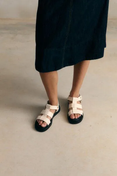 Jutelaune Jutelaune Selma White Sandals, Weiss, – Produktbild 2 von 2