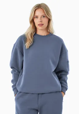 ORGANICATION ORGANICATION Herren vegan Sweatshirt Saylorr Soft Indigo – Produktbild 1 von 1