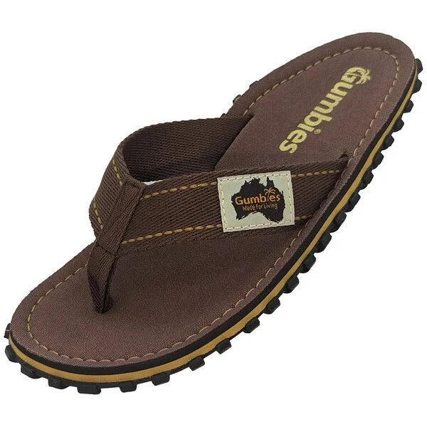 Gumbies Gumbies Classic - Nachhaltige Zehentrenner, Braun, – Produktbild 3 von 4