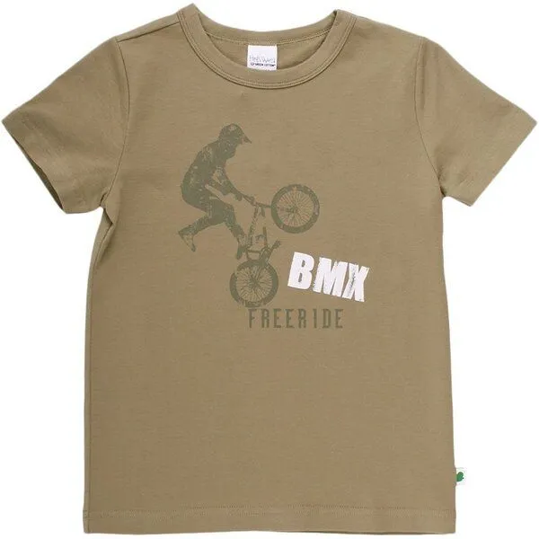 Fred's World by Green Cotton Fred's World by Green Cotton T-Shirt BMX, Khaki, – Produktbild 1 von 1
