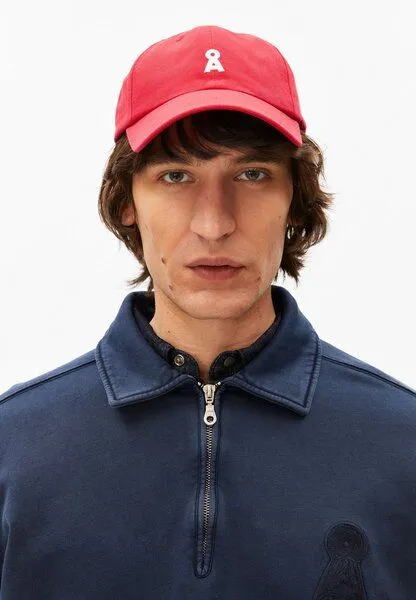 ARMEDANGELS ARMEDANGELS YENAAS BOLD Unisex Kappe aus Bio-Baumwolle, Mars red, – Produktbild 1 von 4