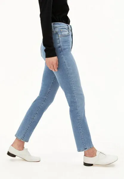 ARMEDANGELS ARMEDANGELS LEJAANI Damen Slim Jeans Bio-Baumwoll Mix X-Stretch, Blue, – Produktbild 5 von 5