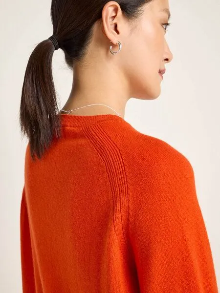 LANIUS LANIUS Pullover aus Bio-Kaschmir, Bright rooibos, – Produktbild 4 von 4