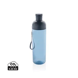 XD Collection XD Collection Impact auslaufsichere Wasserflasche aus RCS recyc. PET 600ml, Dunkelblau, – Produktbild 1 von 1