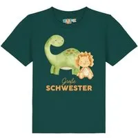 watabout kids watabout.kids T-Shirt Kinder Dinosaurier 06 Große Schwester, Glazed green, – Produktbild 1 von 1