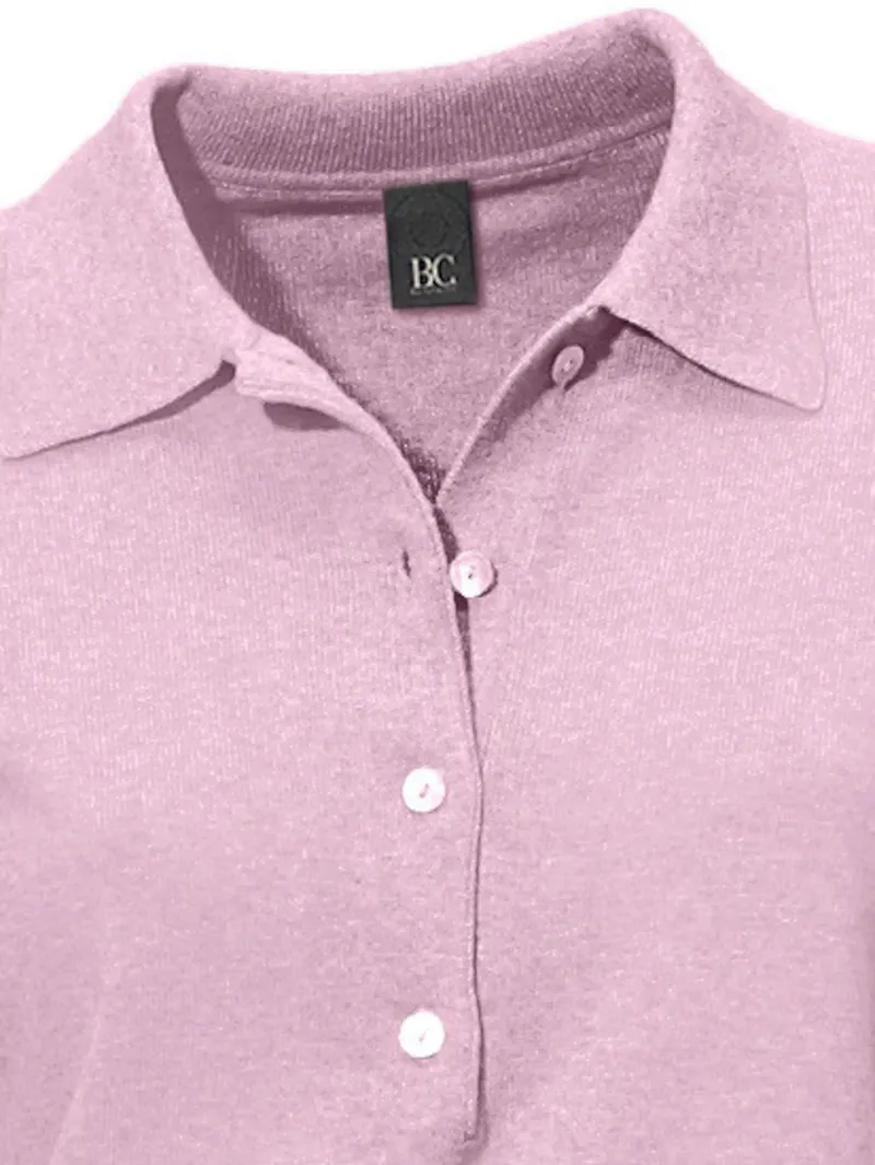 heine Polopullover rosé, Rosé, – Produktbild 1 von 2