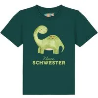 watabout kids watabout.kids T-Shirt Kinder Dinosaurier 04 Kleine Schwester, Glazed green, – Produktbild 1 von 1