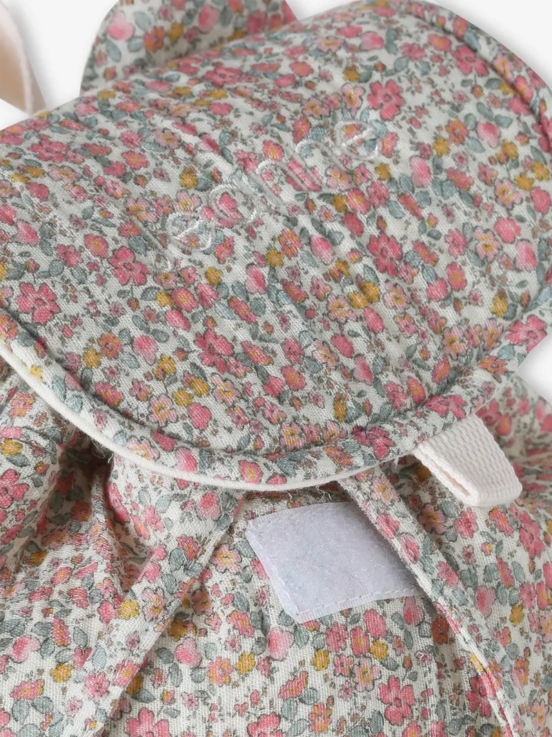 Vertbaudet Kinder Kita-Rucksack aus Musselin mit Ohren, Mehrfarbig, – Produktbild 2 von 4