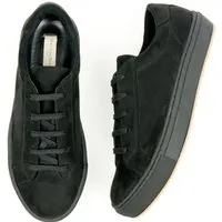 Will s Vegan Store Will's Vegan Store Damen vegan Sneaker Vegan Wildleder Schwarz – Produktbild 1 von 1