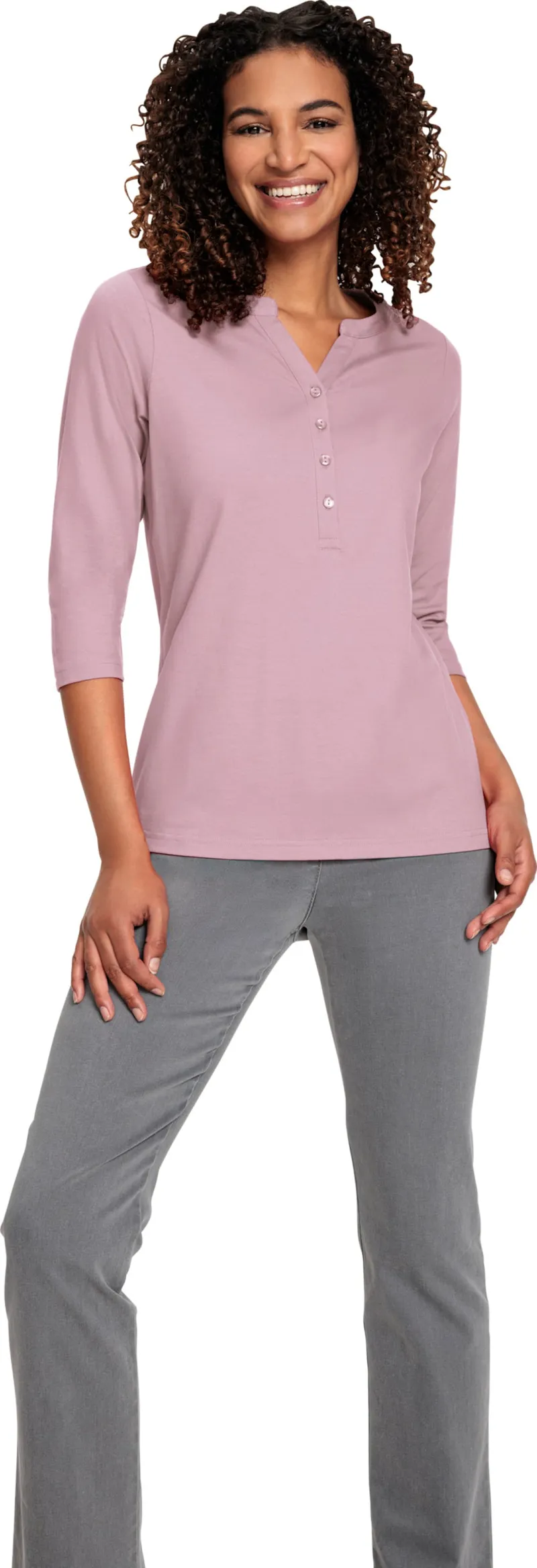 Witt 3/4-Arm-Shirt rosé, Rosé, – Produktbild 2 von 2
