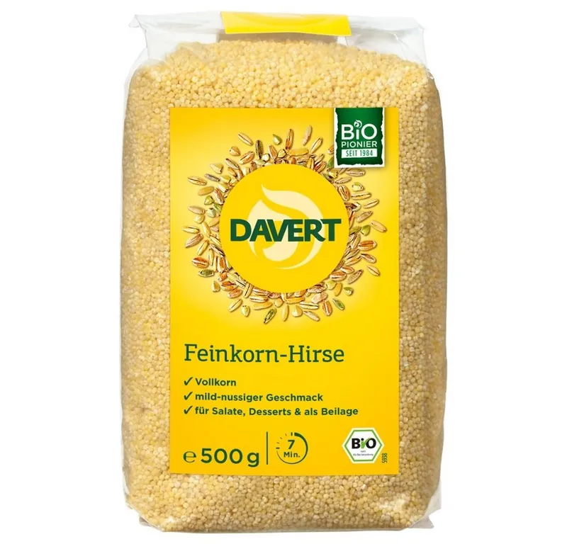Davert Davert Getreide Hirse - Feinkorn 500g – Produktbild 1 von 1