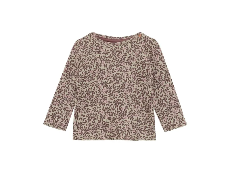 Noppies Langarmshirt Bio-Baumwolle (kbA) rip print eucalyptus 68, Natur, – Produktbild 1 von 1