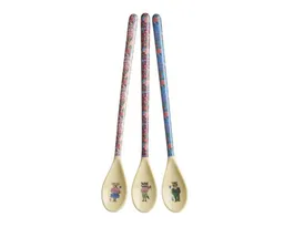 RICE RICE Latte-Macchiato-Löffel 3er Set Melamin Latte-Löffel Nathalie Lété, 22,5 cm, bunt, spülbar – Produktbild 1 von 1