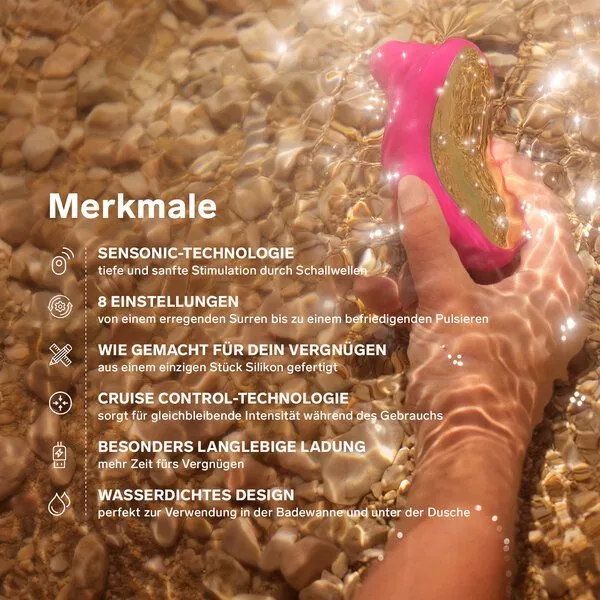 LELO Klitoris-Stimulator mit Schallwellen - LELO SONA Cruise, Rosa, – Produktbild 4 von 4