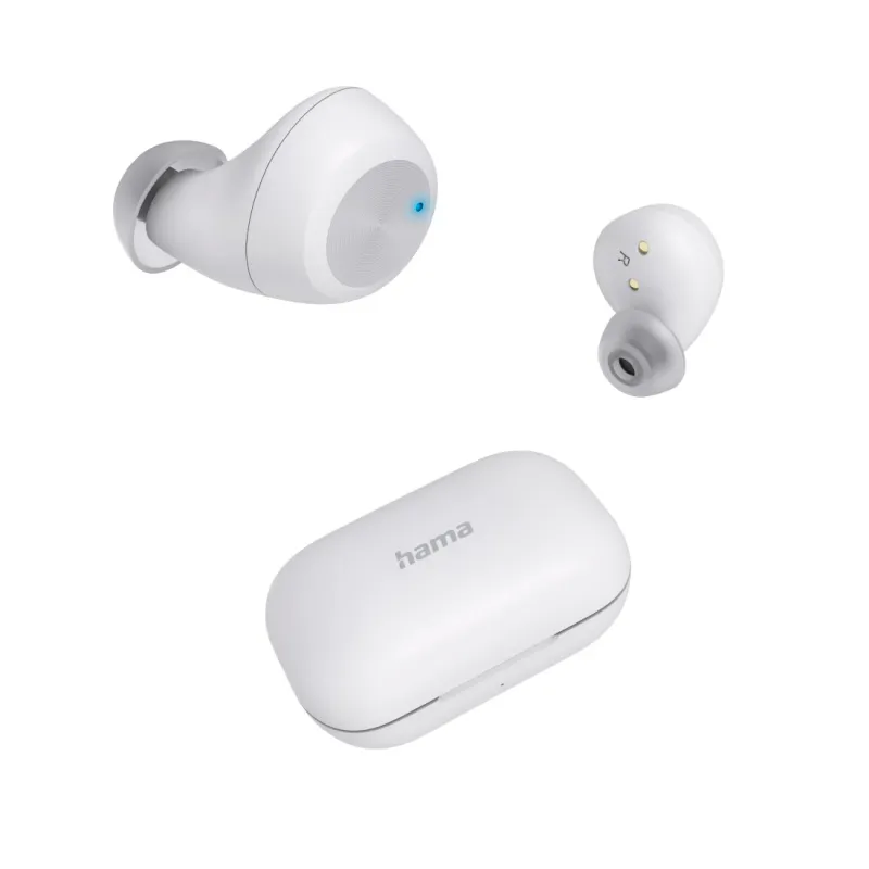 Hama Hama Bluetooth®-Kopfhörer "Spirit Chop II", TWS, In-Ear, Equalizer, Weiß, – Produktbild 3 von 5