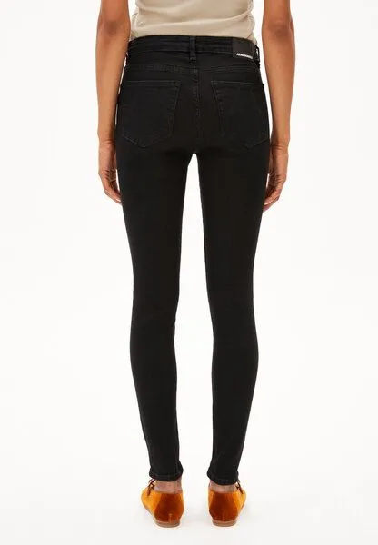ARMEDANGELS ARMEDANGELS TILLAA Damen Skinny Jeans Mid Waist Bio-Baumwoll Mix X-Stretch, Blue, – Produktbild 6 von 8