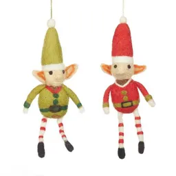Felt So Good felt so good Elfen Weihnachtsanhänger aus Filz – Produktbild 1 von 1