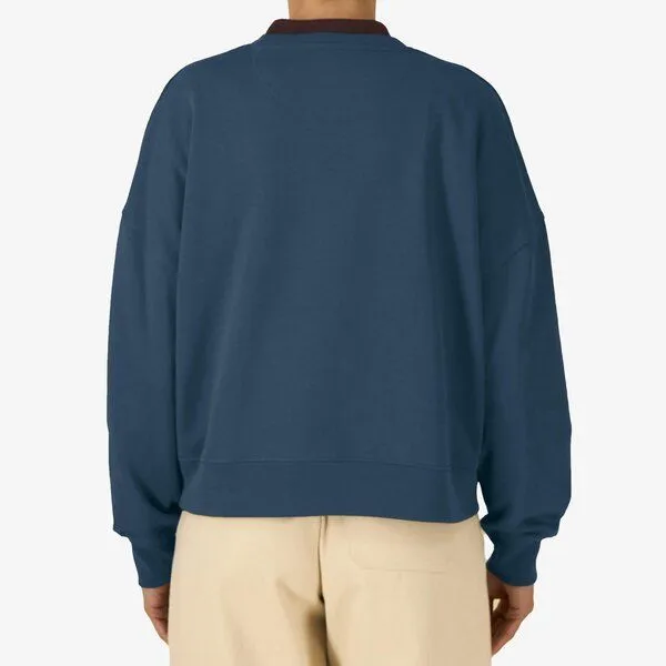 YTWOO YTWOO Modernes Damen-Sweatshirt – weich, nachhaltig & zeitlos, Deep teal, – Produktbild 3 von 3