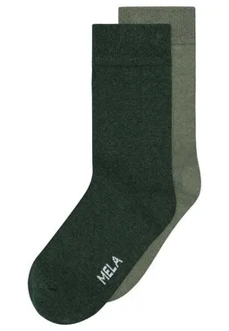 MELA MELA Basic Socken 2 Paare aus 100% Bio-Baumwolle – Produktbild 1 von 1