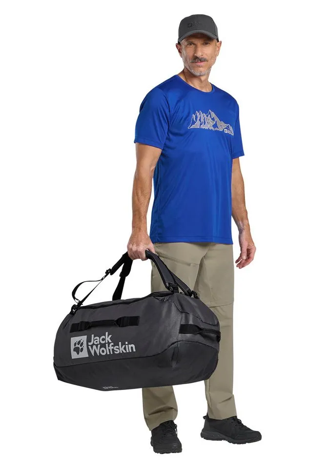 Jack Wolfskin Jack Wolfskin Sporttasche ALL-IN DUFFLE 65, Grau, – Produktbild 3 von 5