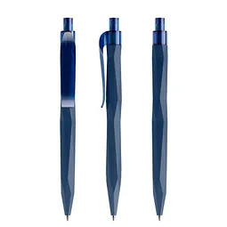 prodir prodir® Druckkugelschreiber QS20 Soft Touch PRT Push, blaue Mine, dunkelblau – Produktbild 1 von 1