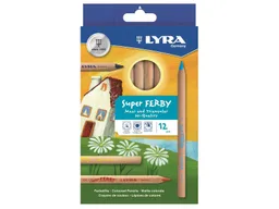 Lyra Lyra Buntstifte Super Ferby natur, 12er Set Maße Stift 17,5 x 1 cm – Produktbild 1 von 1