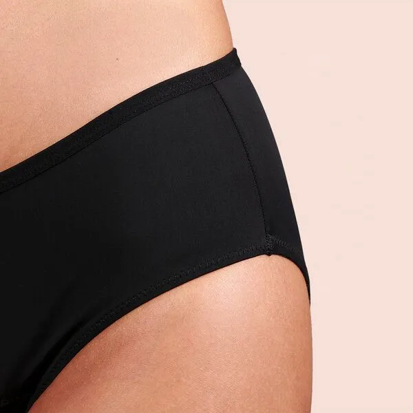 Taynie Mittelstarke Periodenunterwäsche 60°C Taynie Beach Bikinihose, Schwarz, – Produktbild 3 von 4